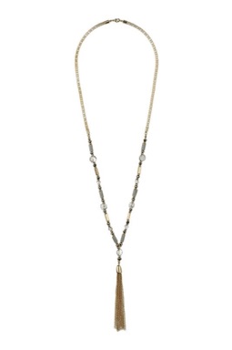 Glitter and faceted glass long lariat necklace.jpg